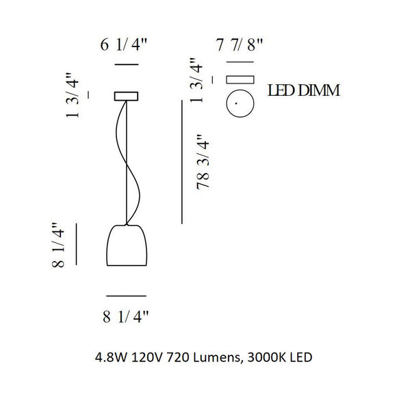 Notte Suspension Light