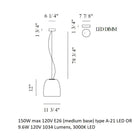 Notte Suspension Light