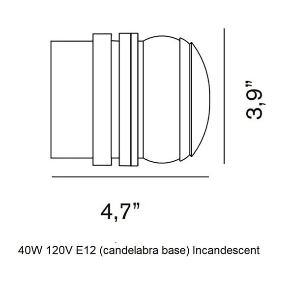 Fresnel Wall Light