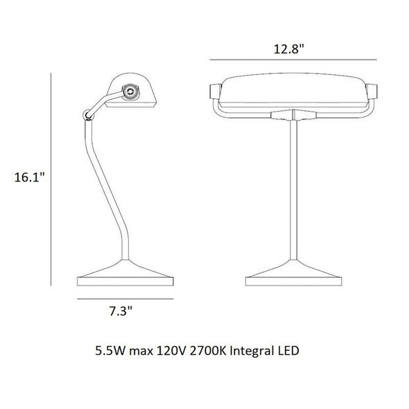 Banker's Desk Light