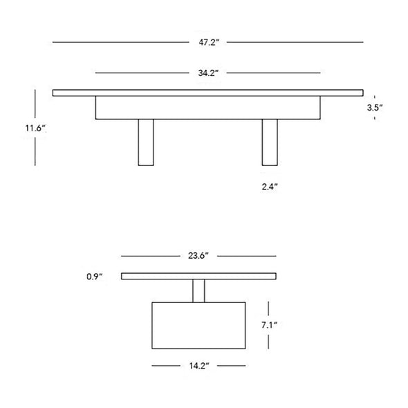 Plane Coffee Table