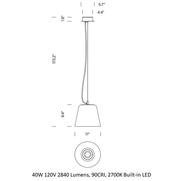Vaso Pendant Light