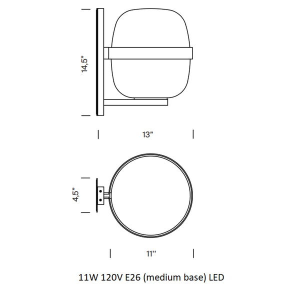 Wally Cesta Wall Light