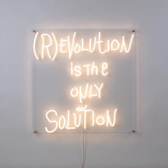 (R)Evolution Is The Only Solution LED Wall Light