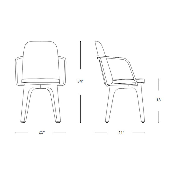 Utility Highback Armchair