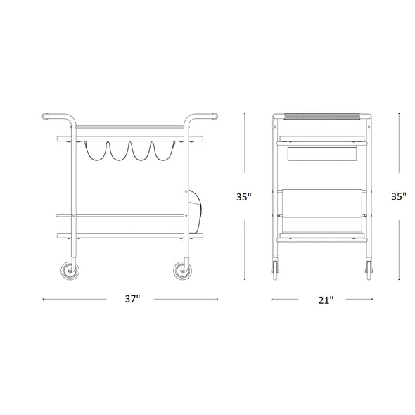 Valet Bar Cart