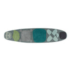 Surf Race Indico Blue Hand Tufted Wool Rug