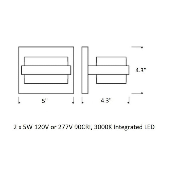 Kamden Single Bath Light