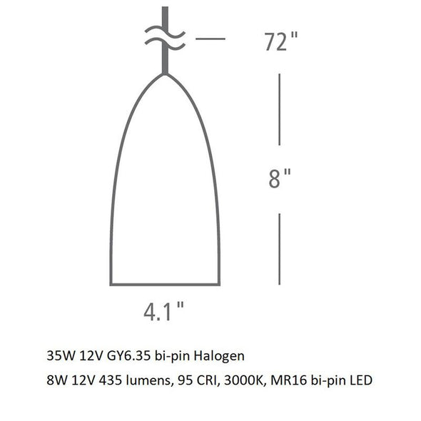 Mini Signal Low Voltage Pendant Light