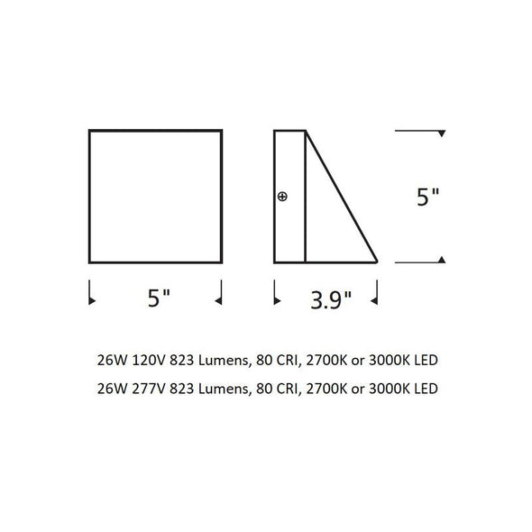 Pitch Single Wall Light