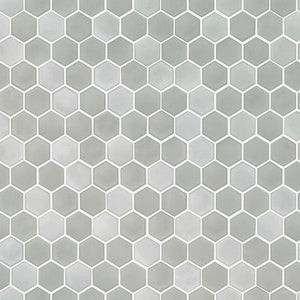 Hexagon Tile Removable Wallpaper Sample Swatch