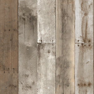 Repurposed Wood Removable Wallpaper Sample Swatch