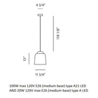 Teodora Suspension Light