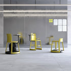 Revo Stool With Castor Base