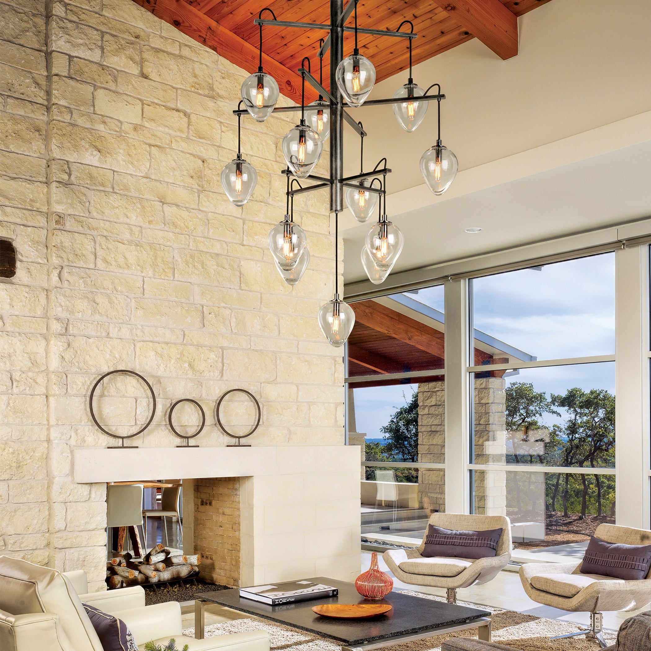 Troy Lighting Brixton Chandelier - 2Modern
