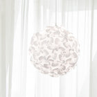 White Hardwired with Canopy / Small: 17.7 in diameter Lora Pendant Light OPEN BOX