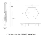 Abacus Multi Light Suspension Light