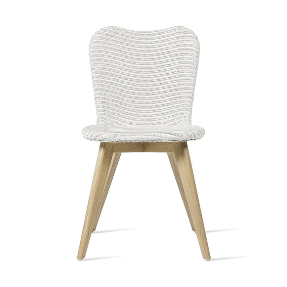 Lily Dining Chair with Wood Base