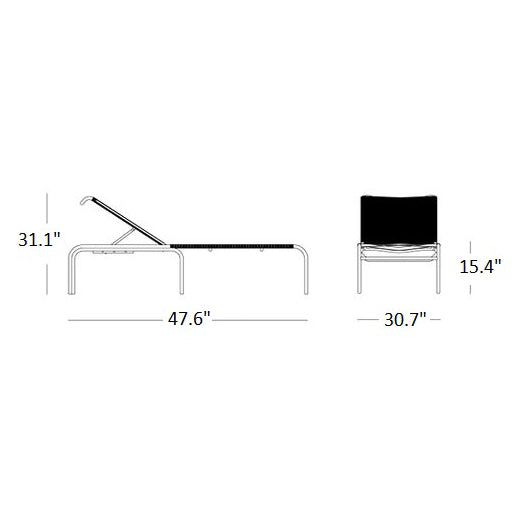 Loop Outdoor Sunlounger