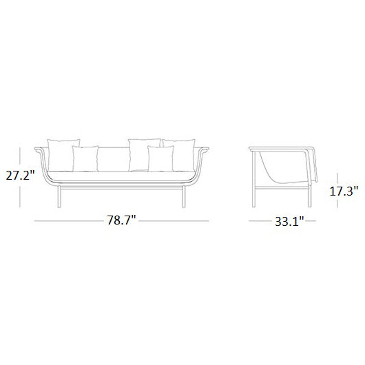 Wicked Outdoor Lounge 3-Seater Sofa