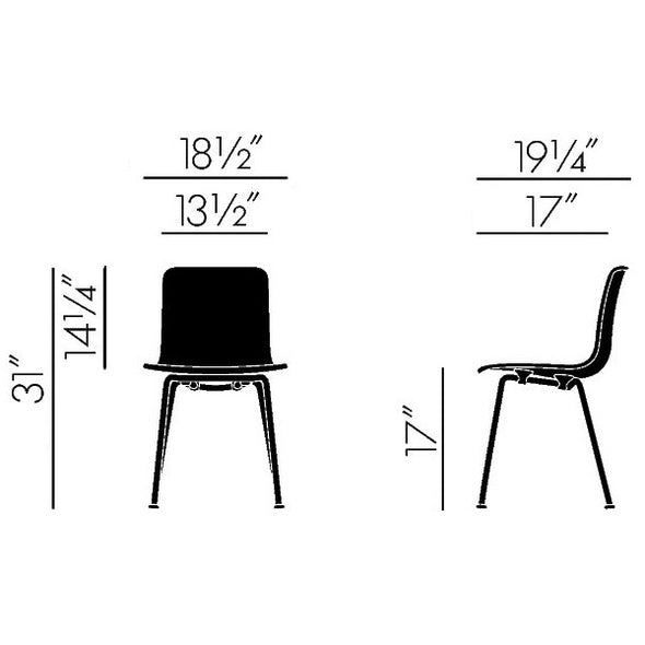 HAL Tube Side Chair