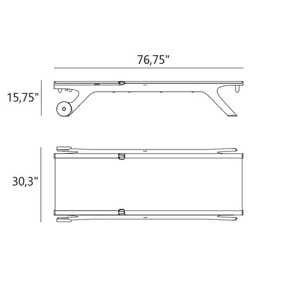 Africa Sun Lounger (Set of 2)
