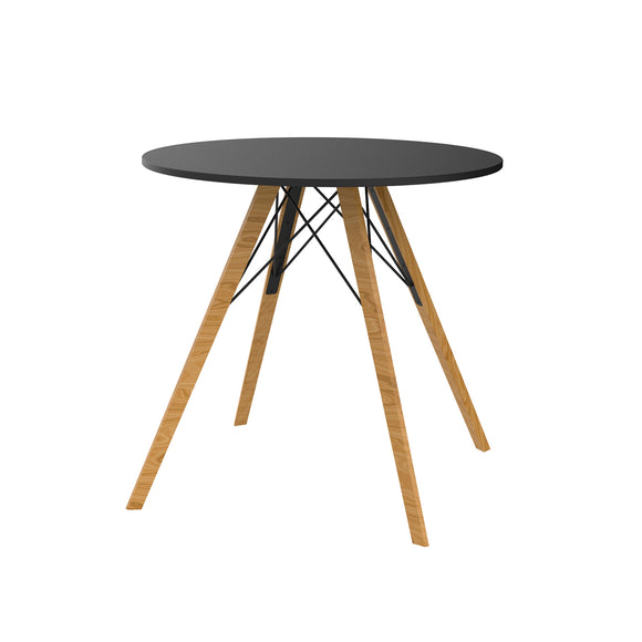 Faz Wood Round Dining Table