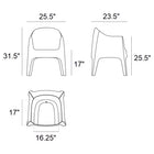 Solid Armchair (Set of 4)