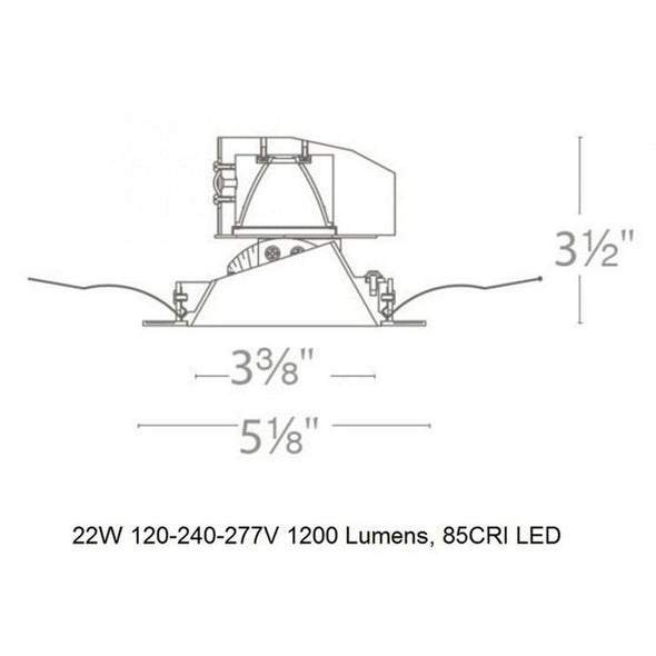 Aether 3.5IN Color Changing 0-30 Degree Round Adjustable Trim