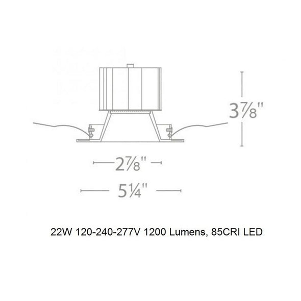 Aether 3.5IN Color Changing Square Downlight Trim