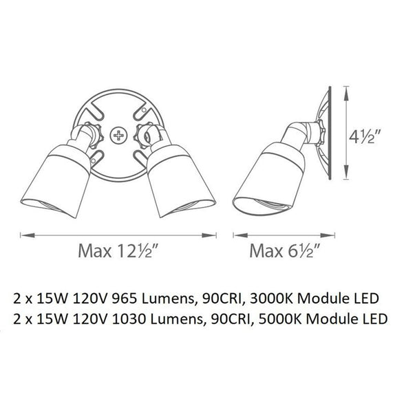 Endurance Double LED Spot Light