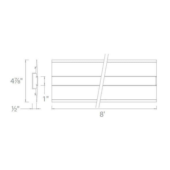 InvisiLED Asymmetrical Recessed Channel