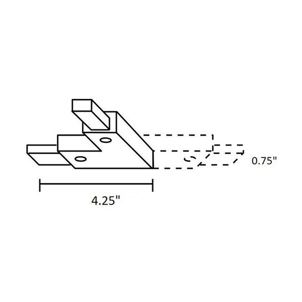 J2 Track L Connector Left