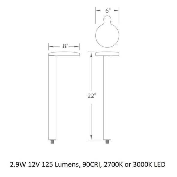 LED 12V Round Path Light