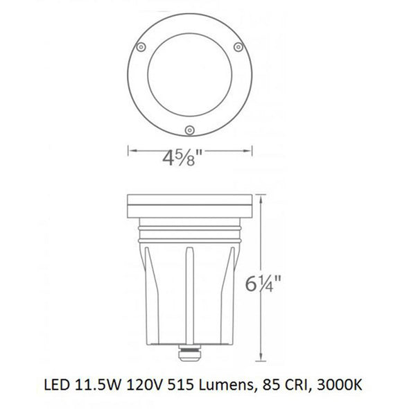 120V Inground Well Light