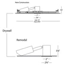 LEDme 1IN Round Open Reflector Trim and Housing