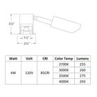 LEDme 1IN Round Open Reflector Trim and Housing