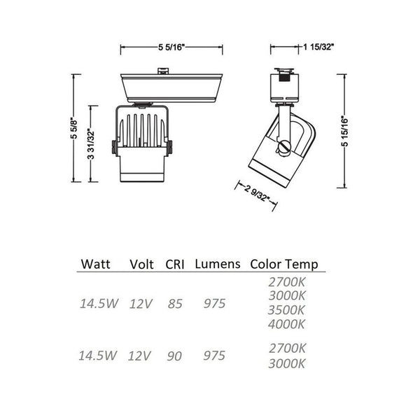 Precision LED160 Track Head