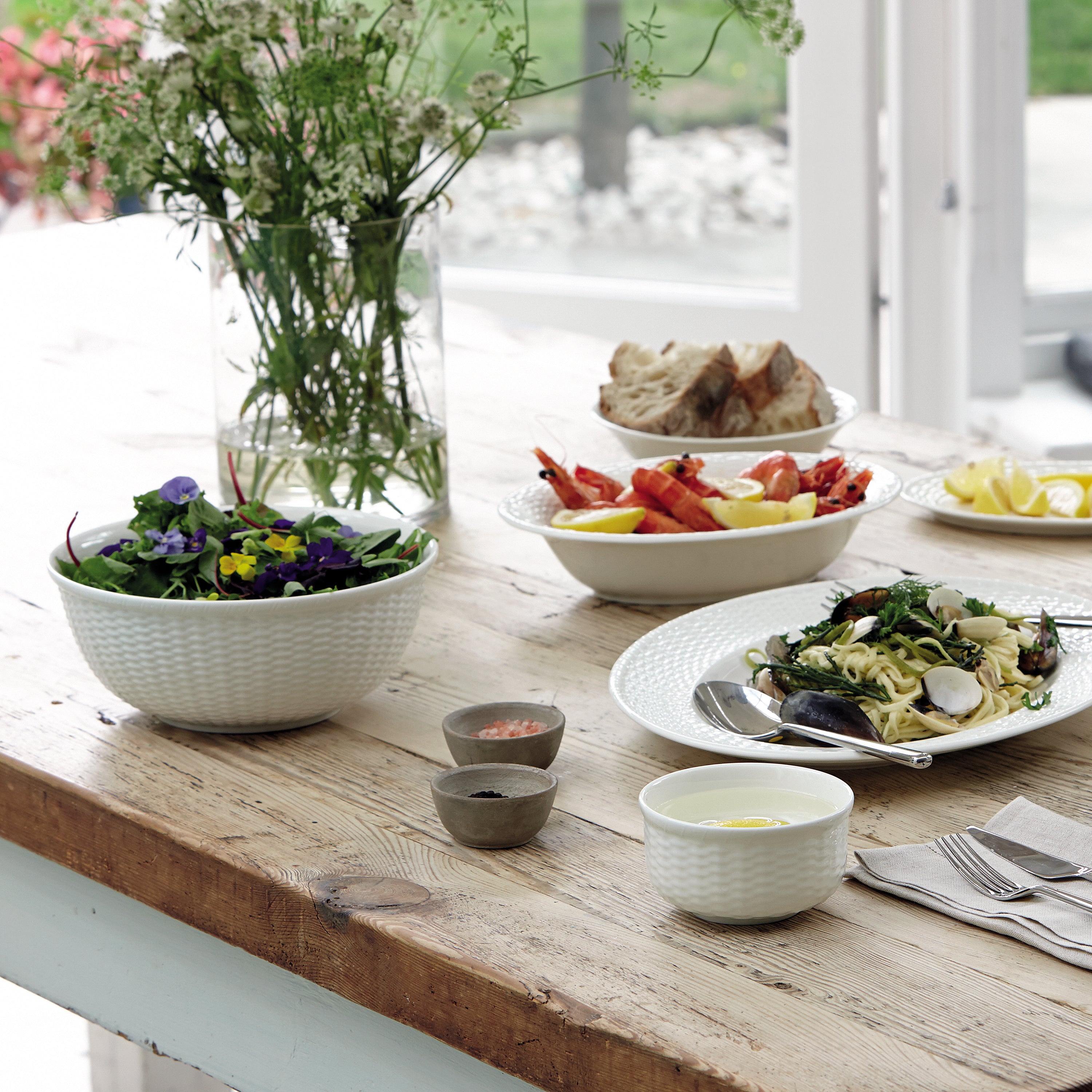 Wedgwood Nantucket Basket Oval Open Vegetable Bowl - 2Modern