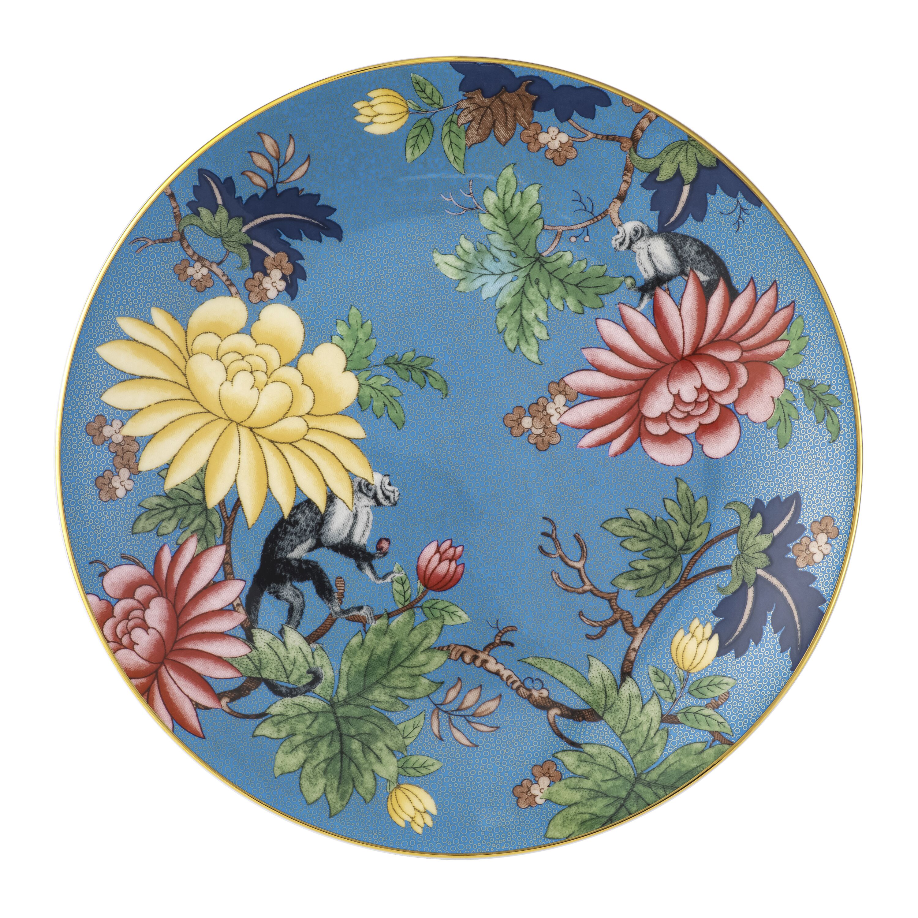 Wedgwood Wonderlust Sapphire Garden Coupe Plate - 2Modern