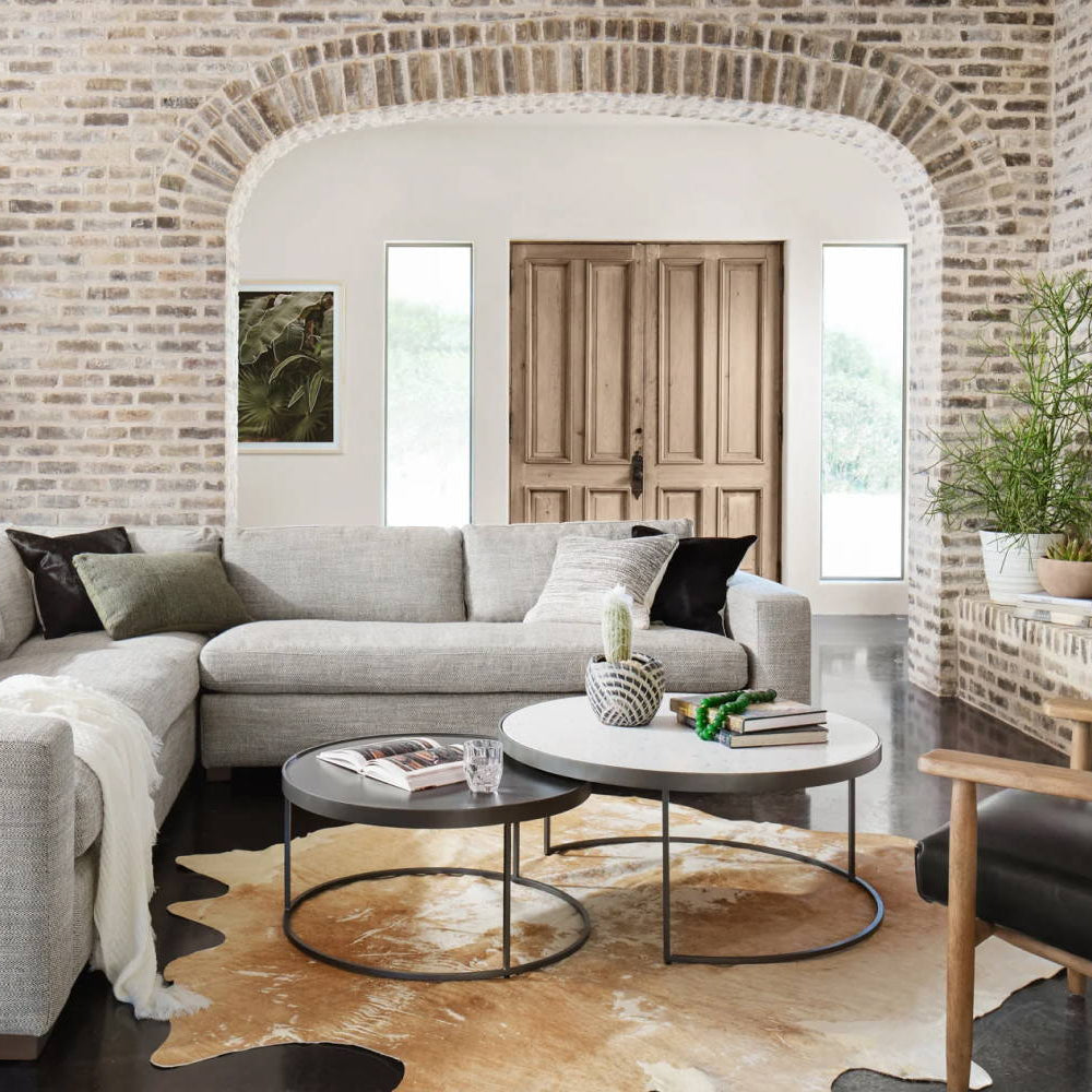 What Shape Coffee Table Works Best with a Sectional?