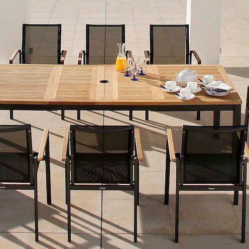Modern Extendable Outdoor Dining Tables - 2Modern