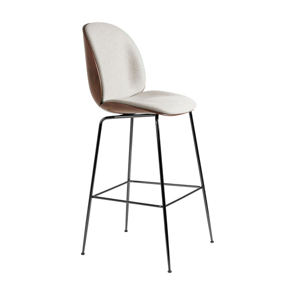 Beetle 3D Veneer Front Upholstered Stool