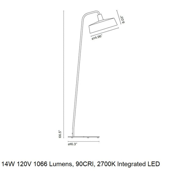 Soho 38 P IP44 - Outdoor LED Floor Lamp