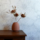 Blooms Grasscloth Peel and Stick Wallpaper
