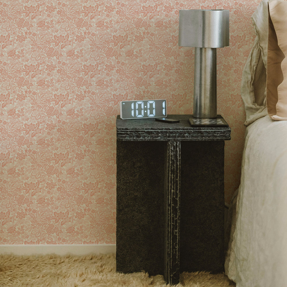 Botanical Grove Grasscloth Peel and Stick Wallpaper