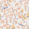 Chinoiserie Grasscloth Peel and Stick Wallpaper  option Terracotta / Silver