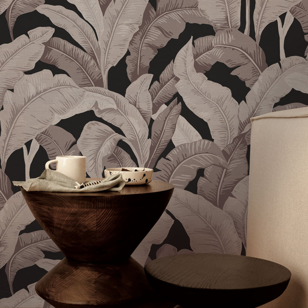 Lanai Palm Grasscloth Peel and Stick Wallpaper