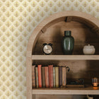 Ogee Garden Grasscloth Peel and Stick Wallpaper
