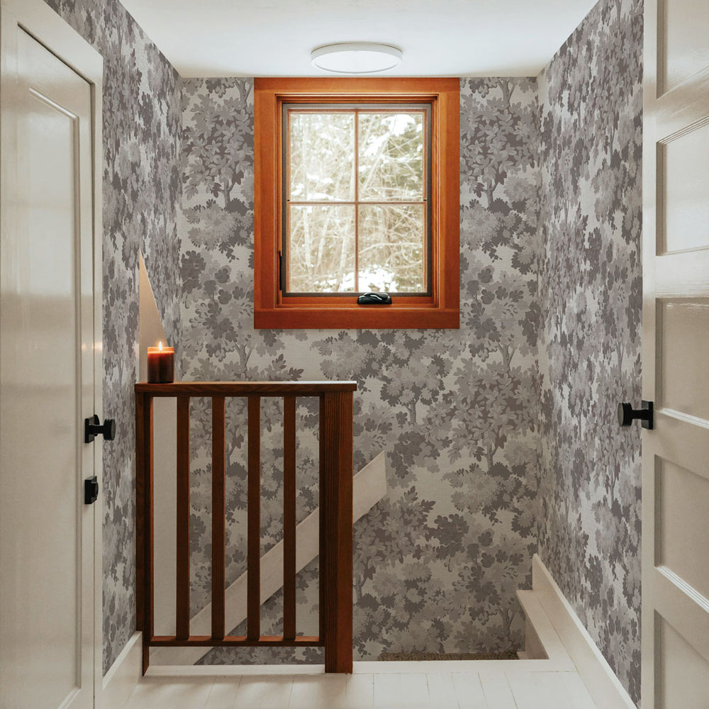 Provence Toile Grasscloth Peel and Stick Wallpaper